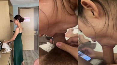 极度反差老婆，搔首弄姿，饥渴吃鸡巴，一边回着朋友信息！